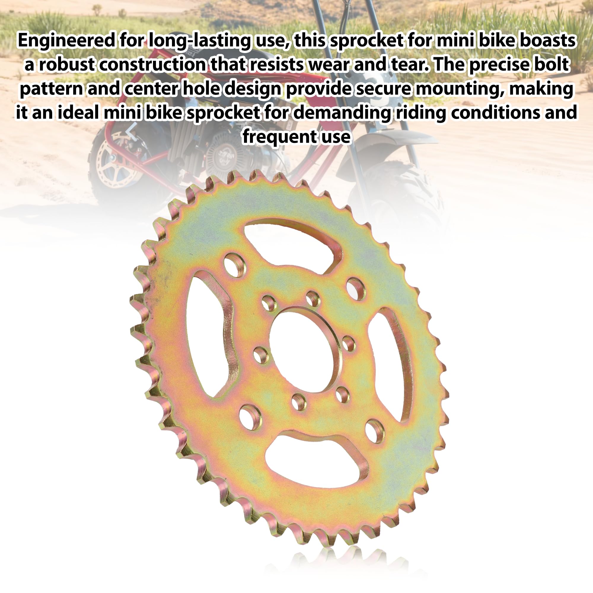 Amazon.com: TIMZH 50T 420 Sprocket for Mini Bike, 50 Tooth Chain